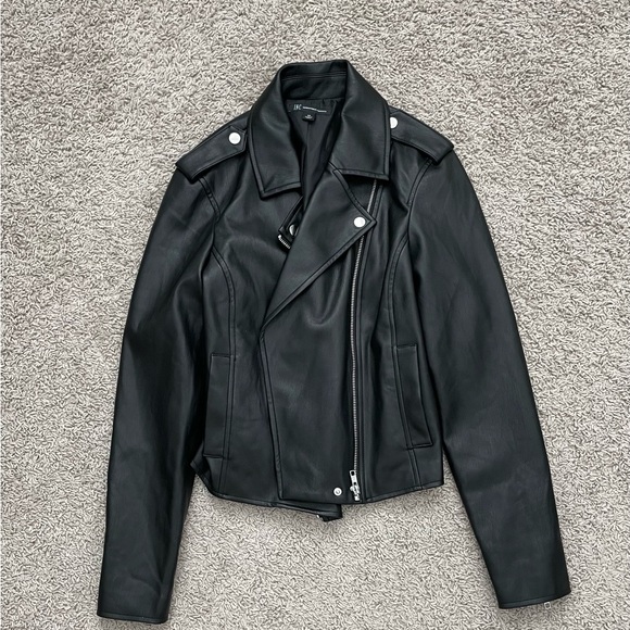 ***NWT** INC International Concepts Jacket, Vegan Leather, Size XS - Picture 6 of 16